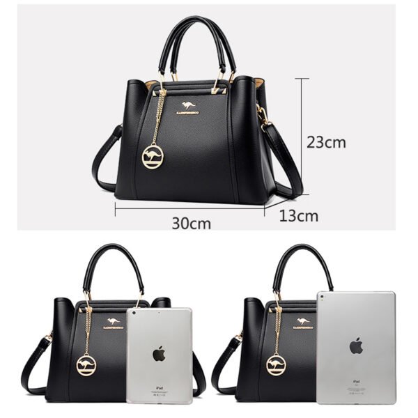 Soft Leather Luxury Handbag - Image 4