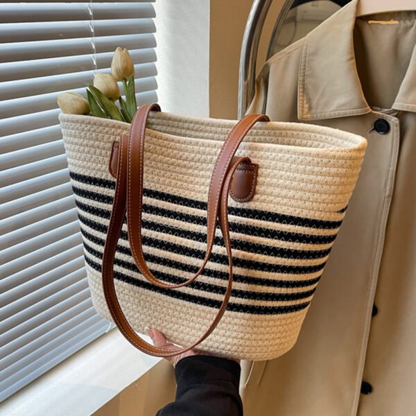 Straw Tote Bag - Image 3