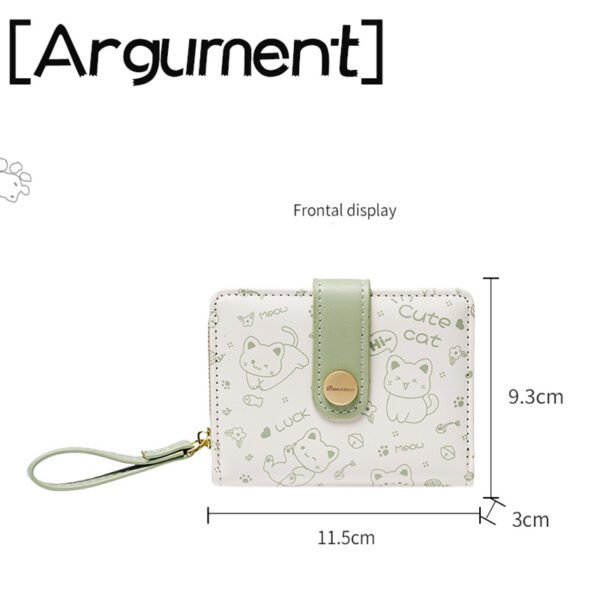 Japanese Cute Zipper Wallet - Image 5