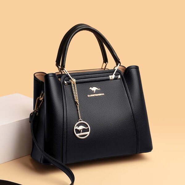 Soft Leather Luxury Handbag - Image 5