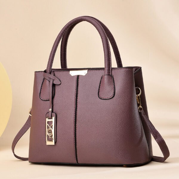 Fashion Faux Leather Handbag - Image 3