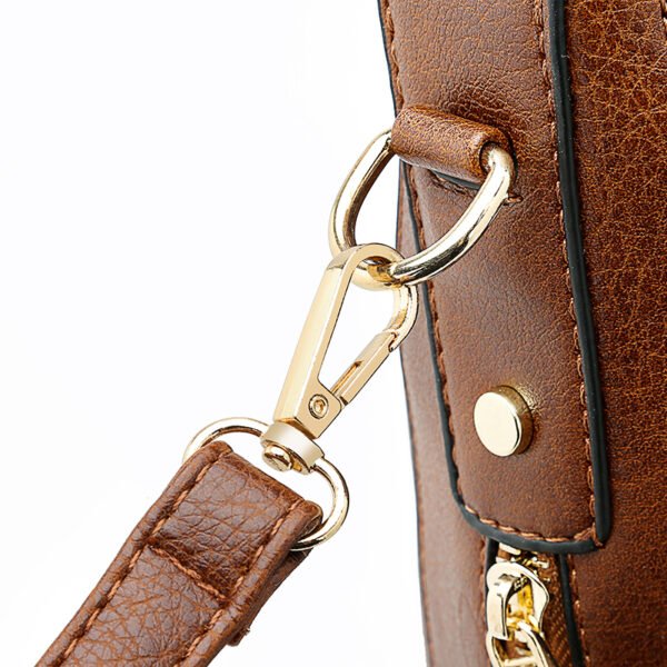 Leather Leisure Shoulder Bag - Image 12