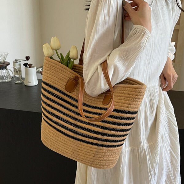 Straw Tote Bag - Image 4