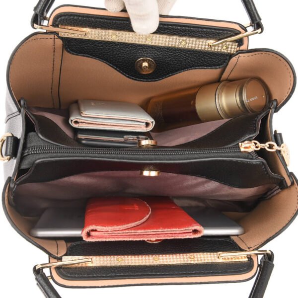 Soft Leather Luxury Handbag - Image 2