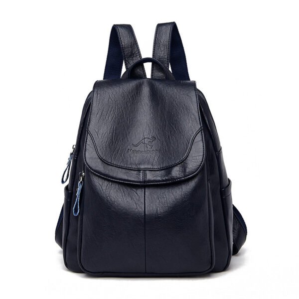 Genuine Leather Mochilas Backpack - Image 8