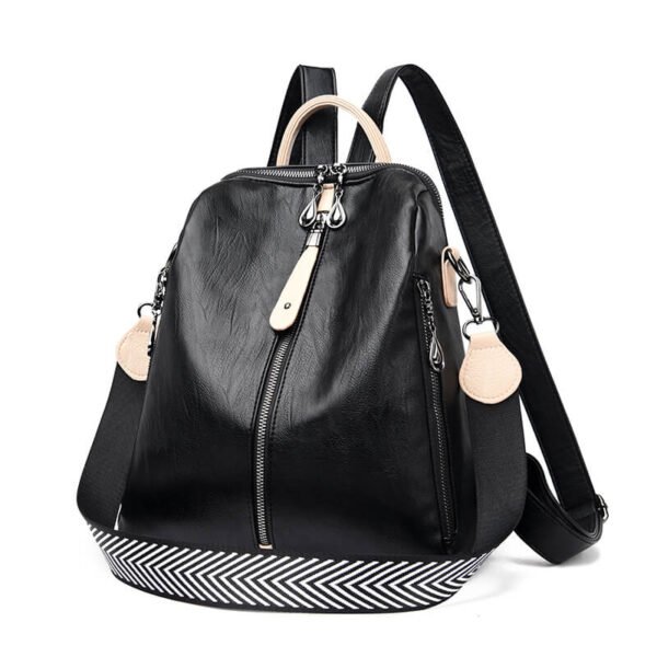Soft Leather Ladies Backpack - Image 4