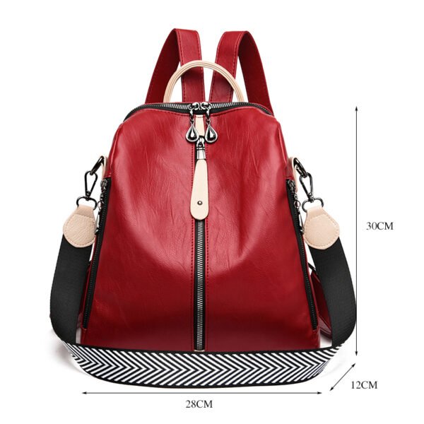 Soft Leather Ladies Backpack - Image 2