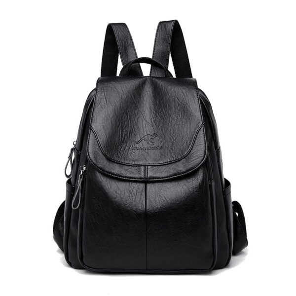 Genuine Leather Mochilas Backpack - Image 3