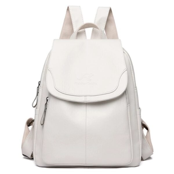 Genuine Leather Mochilas Backpack - Image 4