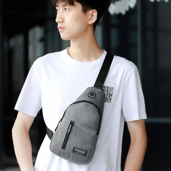 Casual Oxford Crossbody Bag - Image 5