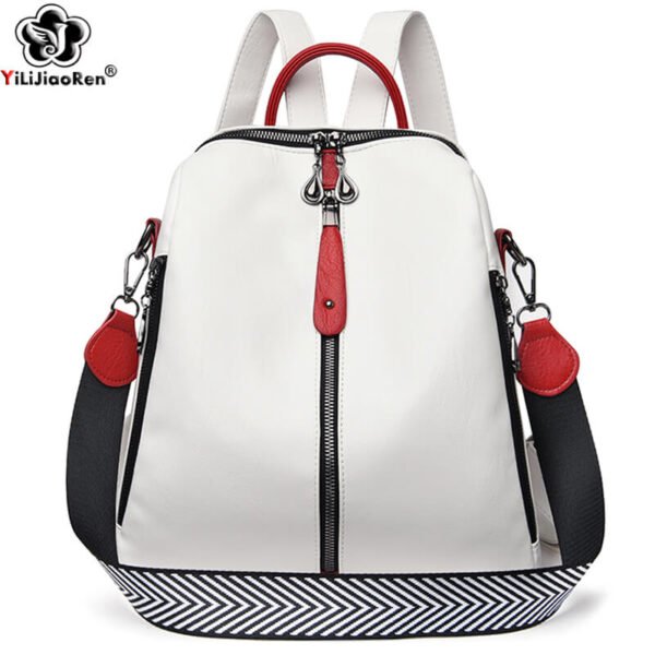 Soft Leather Ladies Backpack
