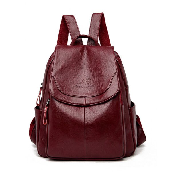 Genuine Leather Mochilas Backpack - Image 6