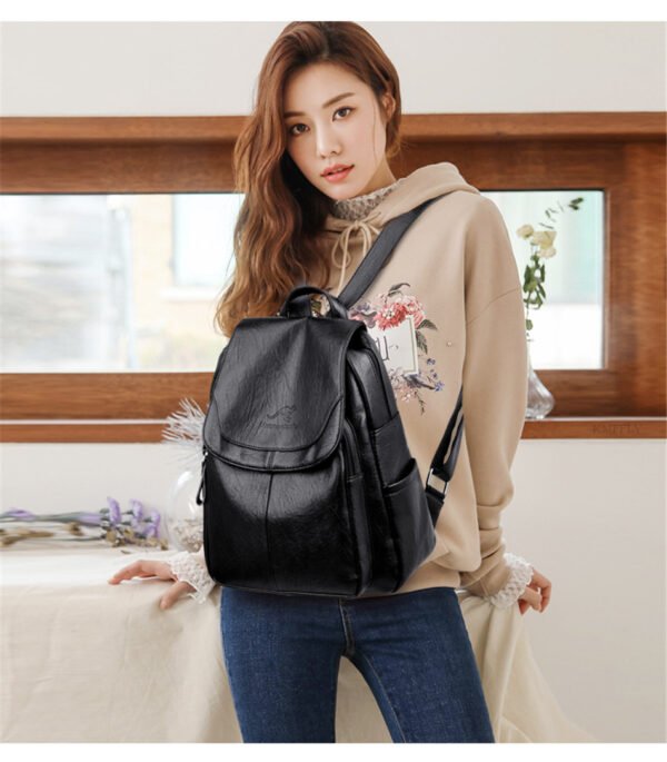 Genuine Leather Mochilas Backpack - Image 11