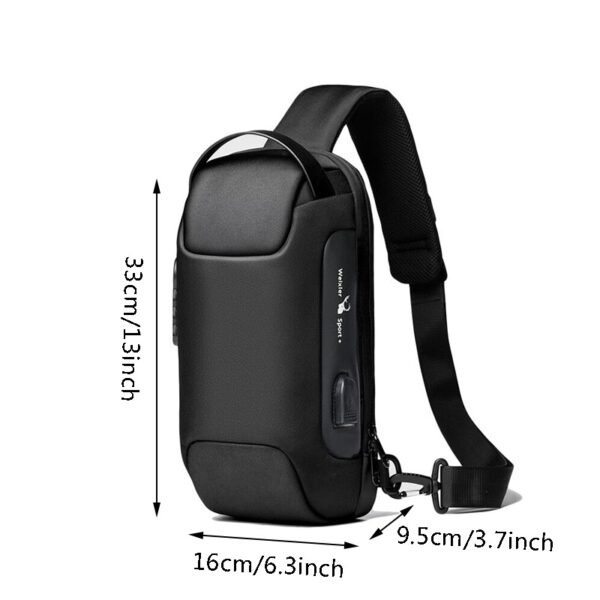 USB Crossbody Anti-Theft Bag - Image 3