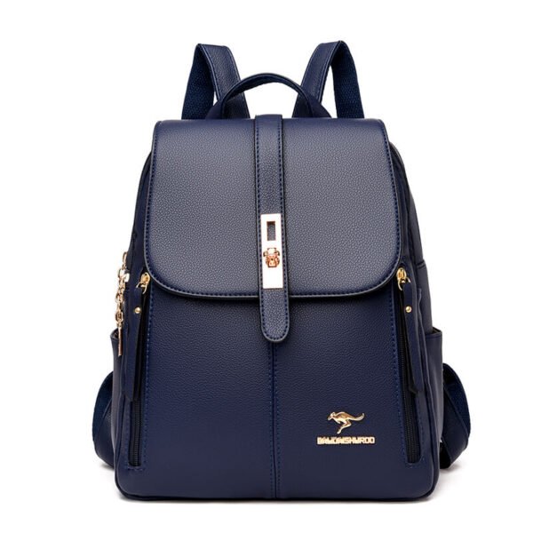 Luxury Women Leather Backpack