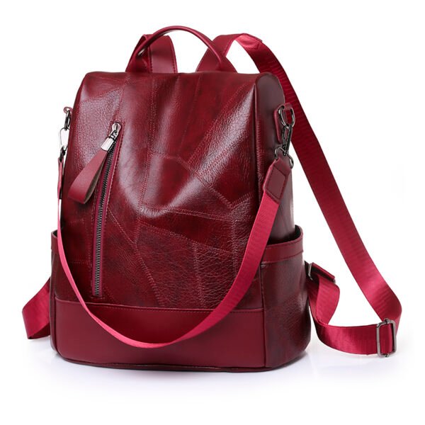 Soft Leather Fashion Backpack
