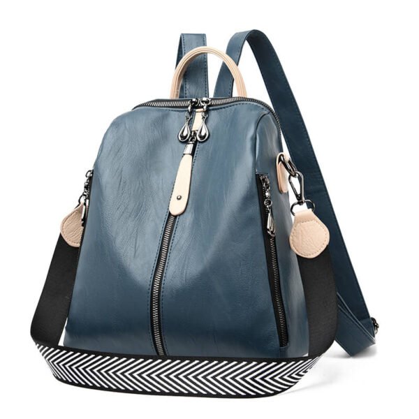 Soft Leather Ladies Backpack - Image 3