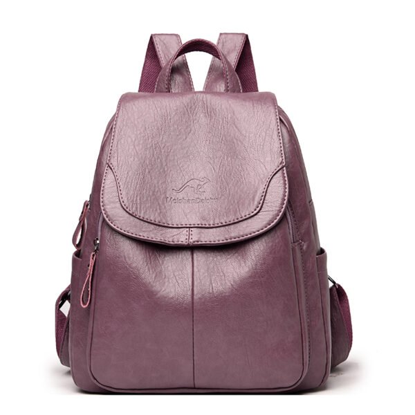 Genuine Leather Mochilas Backpack